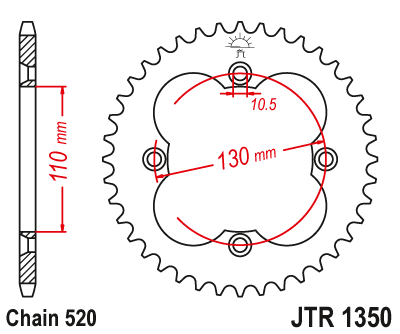 JT SPROCKETS JTR1350.39 (430339jt)